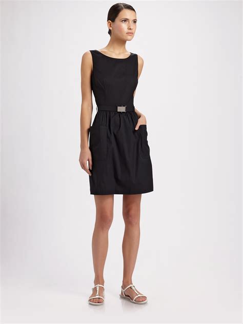 prada belted dress